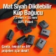 Bağucu Dikme - Küp Dikilebilen Bağucu 50 Adet/Pkaet Mat Siyah Giriş 7,5 mm x 3,5 mm PROMOART0034