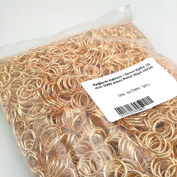 1 cm Halka - Zincir Bağlantı Halkası 5000 Ad/Pkt A000H1