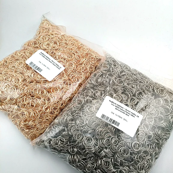 1 cm Halka - Zincir Bağlantı Halkası 5000 Ad/Pkt A000H1