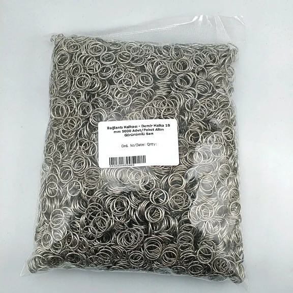 1 cm Halka - Zincir Bağlantı Halkası 5000 Ad/Pkt A000H1
