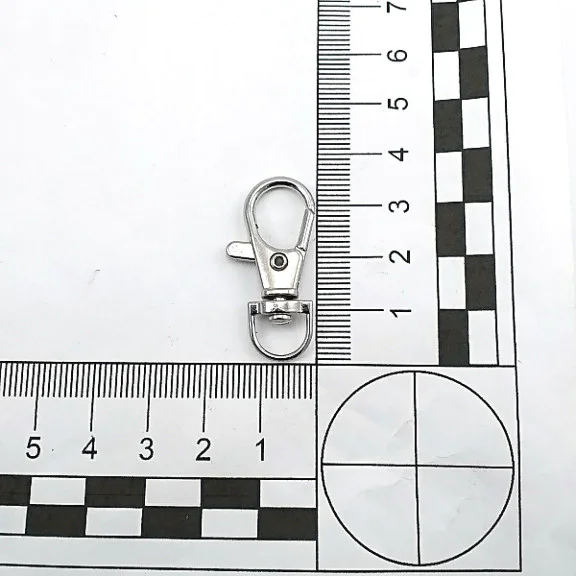 1 cm Paris Kanca Yaylı Döner Kancalar - Anahtarlık Kancası - Papağan Kanca A 510