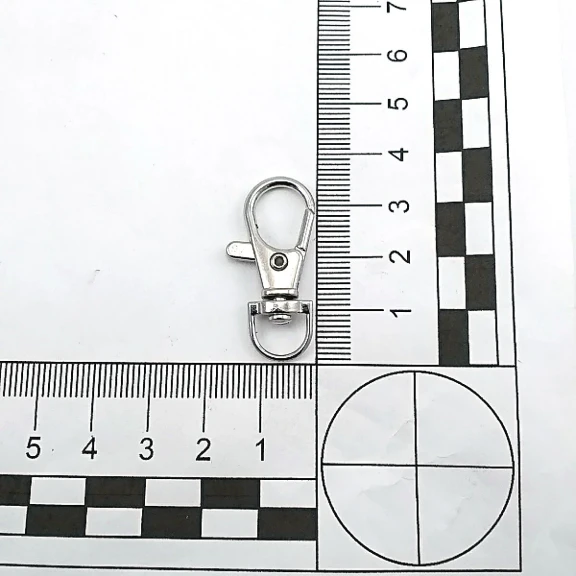 1 cm Paris Kanca Yaylı Döner Kancalar - Anahtarlık Kancası - Papağan Kanca A 510