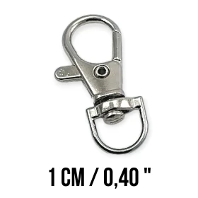 9 mm Paris Hook Spring Swivel Hooks - Keychain Hook  100 Pcs/packet A 510Promo
