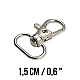 15 mm Paris Hook Spring Swivel Hooks - Keychain Hook - Parrot Hook A 511