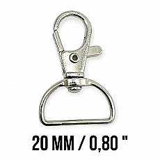 21 mm Paris Hook Spring Swivel Hooks - Keychain Hook - Parrot Hook A 512