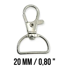 21 mm Paris Hook Spring Swivel Hooks - Keychain Hook - Parrot Hook A 512