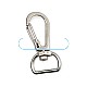 12.5 mm Almond Hook - Parrot Hook - Spring Swivel Wire Hook A 513