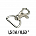 15 mm Almond Hook - Parrot Hook - Spring Swivel Wire Hook A 514