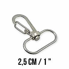 25 mm Almond Hook - Parrot Hook - Spring Swivel Wire Hook A 516