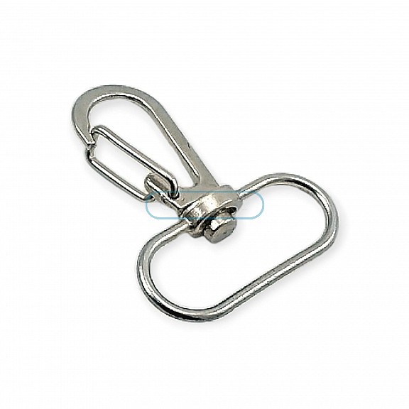 25 mm Almond Hook - Parrot Hook - Spring Swivel Wire Hook A 516