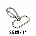 25 mm Almond Hook - Parrot Hook - Spring Swivel Wire Hook A 516