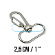 25 mm Almond Hook - Parrot Hook - Spring Swivel Wire Hook A 516