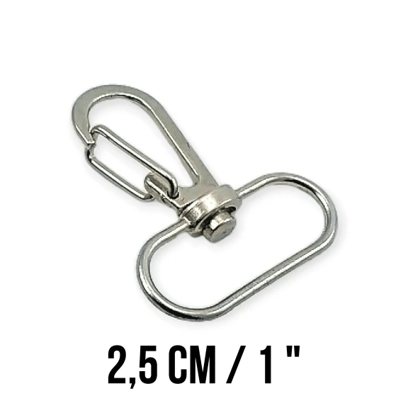 25 mm Almond Hook - Parrot Hook - Spring Swivel Wire Hook A 516