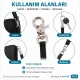 1,5 cm Viton Kanca Yaylı Döner Çanta ve Anahtarlık Kancası A 511VTN, 35mm uzunluk, 19mm en, zamak metal malzeme, çanta ve