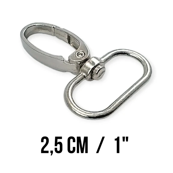 25 mm Yengeç Kanca - Papağan Kanca - Akrep Kanca - Yaylı Döner Kanca A 528