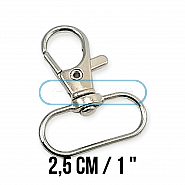 25 mm Paris Hook Spring Swivel Hooks - Keychain Hook - Parrot Hook A 545