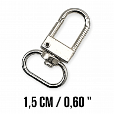 14 mm Lock Hook - Parrot Hook - Spring Swivel Hook A 546