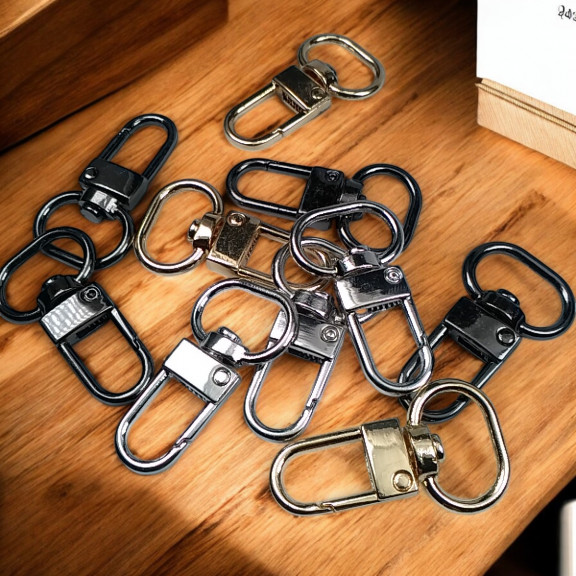 1,5 cm Kilit Kanca - Papağan Kanca - Yaylı Döner Kanca A 546