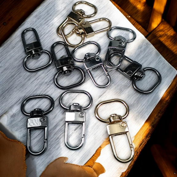 1,5 cm Kilit Kanca - Papağan Kanca - Yaylı Döner Kanca A 546