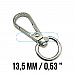 13,5 mm Almond Hook - Parrot Hook - Spring Swivel Hook A 547