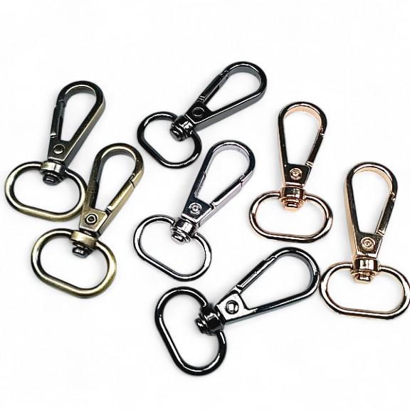 20 mm 0,79" Spring Hook - Almond Hook - Parrot Hook (100 Pieces/Pack) S24696