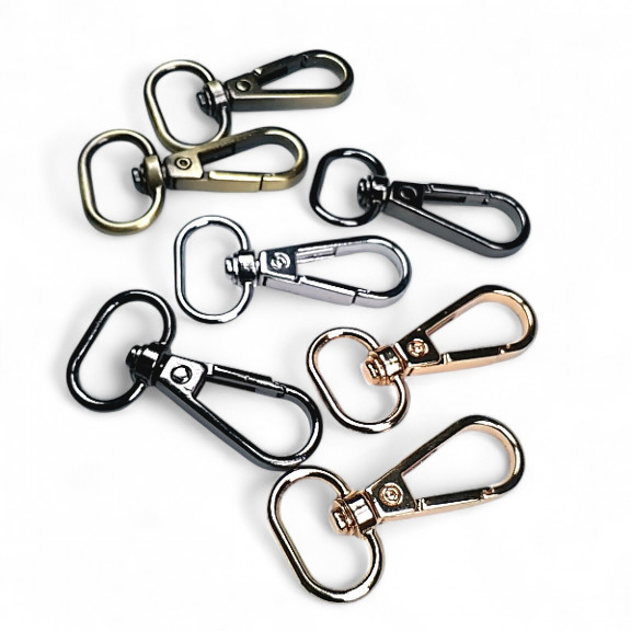 20 mm 0,79" Spring Hook - Almond Hook - Parrot Hook (100 Pieces/Pack) S24696