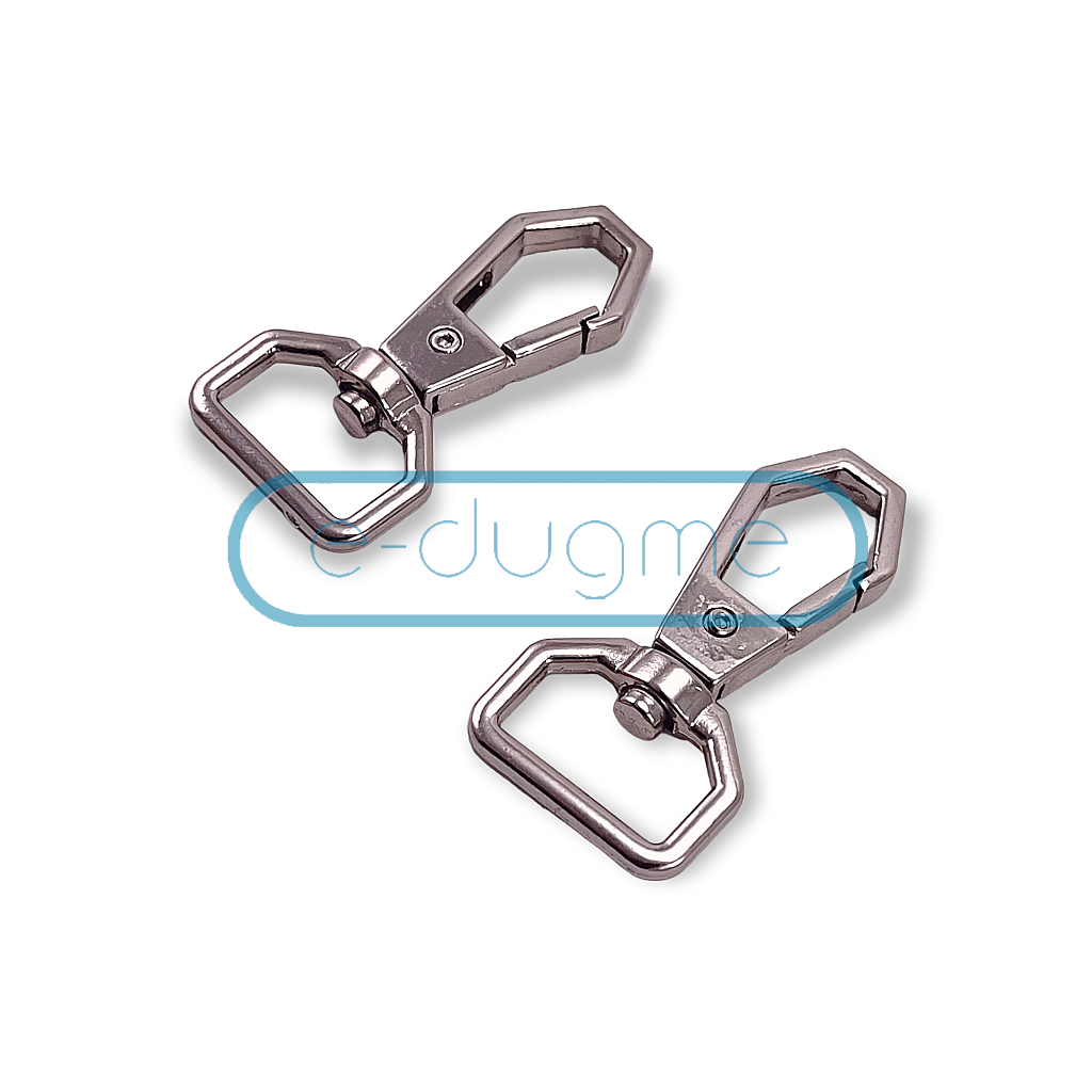 ▷ Metal Snap Hook - Snap Hook Baklava Shape 2 cm