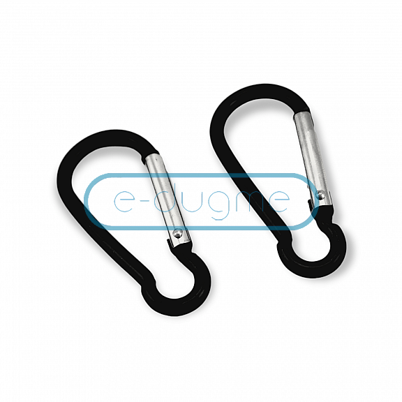 5 cm Aluminum Carabiner D Shaped Buckle Key Chain Clip Camping D-ring Carabiners A 566