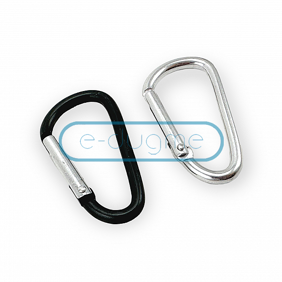 4cm Aluminum Carabiner D Buckle Key Chain Clip Camping D-ring Carabiners A 568
