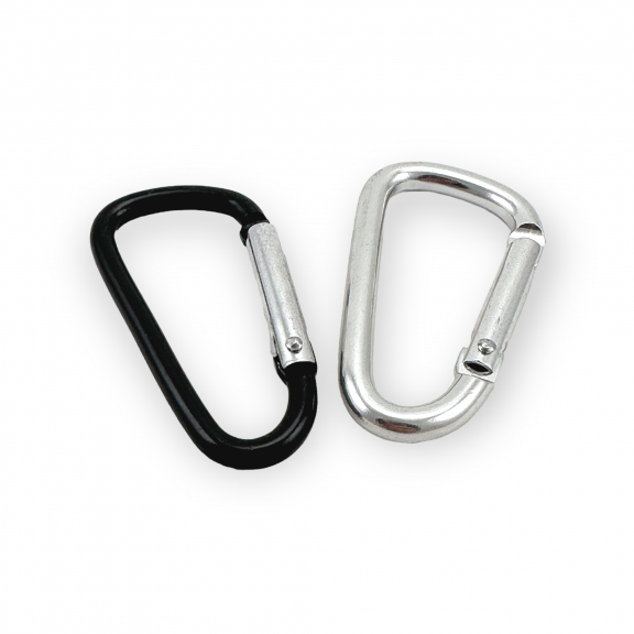 4.5 cm Aluminum Carabiner D Shaped Buckle Key Chain Clip Camping D-ring Carabiners A 569
