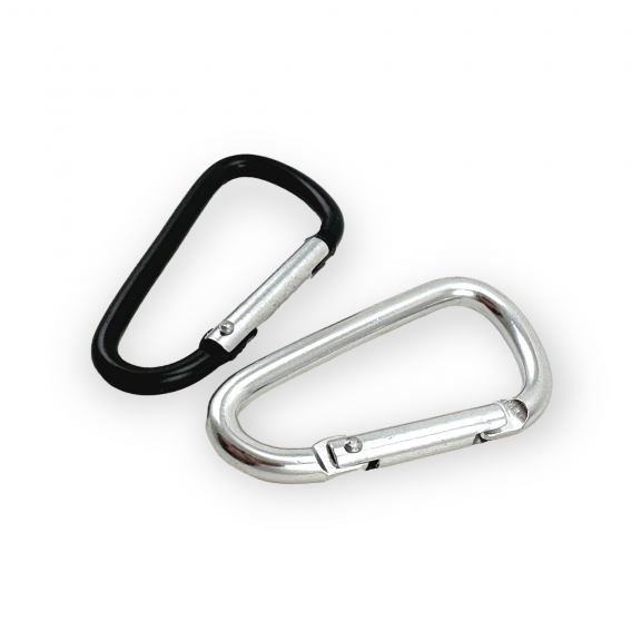 4.5 cm Aluminum Carabiner D Shaped Buckle Key Chain Clip Camping D-ring Carabiners A 569