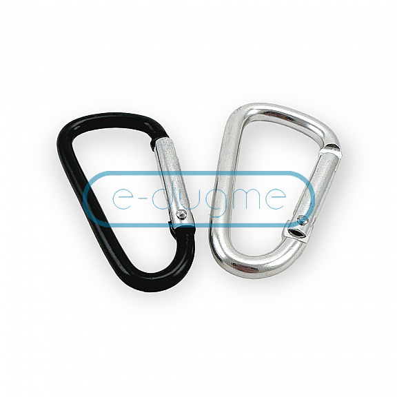 4.5 cm Aluminum Carabiner D Shaped Buckle Key Chain Clip Camping D-ring Carabiners A 569