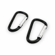 5 cm Aluminum Carabiner D Shaped Buckle Key Chain Clip Camping D-ring Carabiners A 570