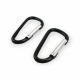 5 cm Aluminum Carabiner D Shaped Buckle Key Chain Clip Camping D-ring Carabiners A 570
