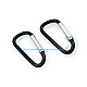 5 cm Aluminum Carabiner D Shaped Buckle Key Chain Clip Camping D-ring Carabiners A 570