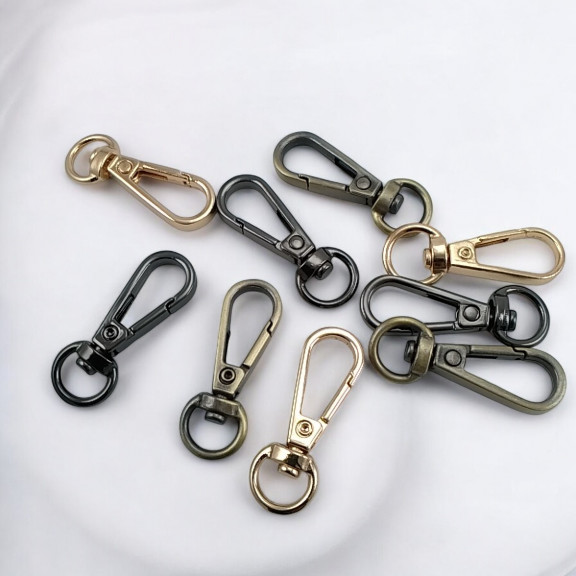 10 mm Badem Kanca - Papağan Kanca - Yaylı Döner Kanca A 579