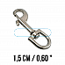 15 mm Sailor Hook - Leash Hook - Spring Swivel Hook A 588
