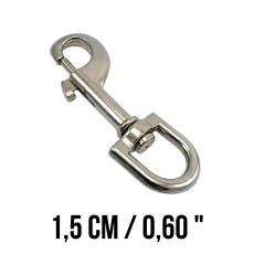 1,5 cm Gemici Kanca - Tasma Kancası - Yaylı Döner Kanca A 588