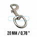 21 mm Sailor Hook - Leash Hook - Spring Swivel Hook A 590