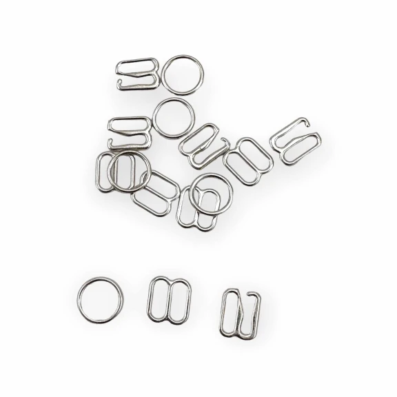 10 mm Sütyen Askı Ayar Tokası Kancası ve Halkası AK00100