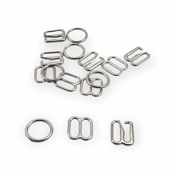 10 mm Sütyen Askı Ayar Tokası Kancası ve Halkası AK00100