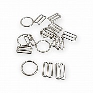 15 mm Sütyen Askı Ayar Tokası Kancası ve Halkası AK00150