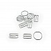 Mayo ve Sütyen Toka 3 lü Set  2 cm AK00200