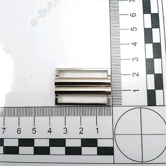 Geçmeli Metal Toka 3 cm - Zarif Geçmeli Toka A 487