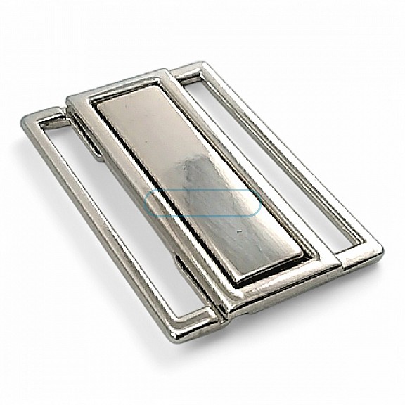 Geçmeli Lüx Metal Toka 3 cm - Aynalı Geçmeli Toka A 496