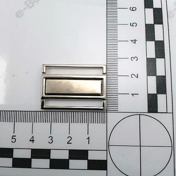 Geçmeli Lüx Metal Toka 3 cm - Aynalı Geçmeli Toka A 496