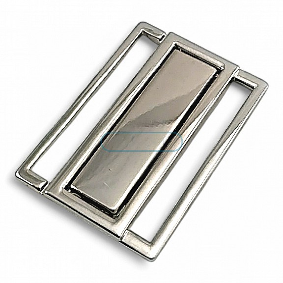 Geçmeli Lüx Metal Toka 3 cm - Aynalı Geçmeli Toka A 496
