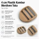 4 cm Plastik Kambur Toka Merdiven Toka Çanta Kayış Askı Ayar Tokası AK0004
