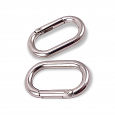 15 mm Oval Spring Ring - Key Chain Ring - Clamp A 460