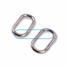 16 mm Oval Spring Ring - Key Chain Ring - Clamp A 461